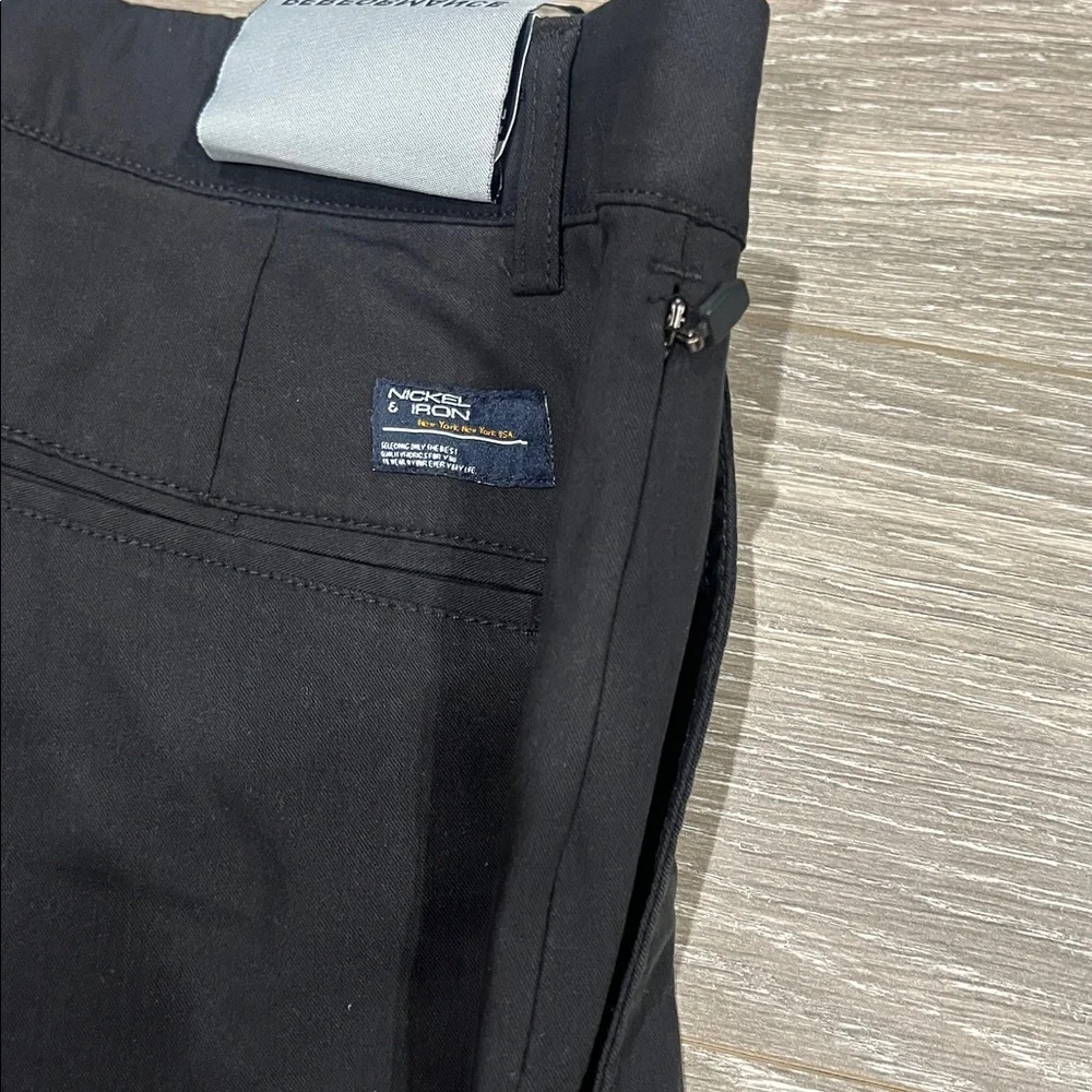 Men's Black Pants Nickel And Iron